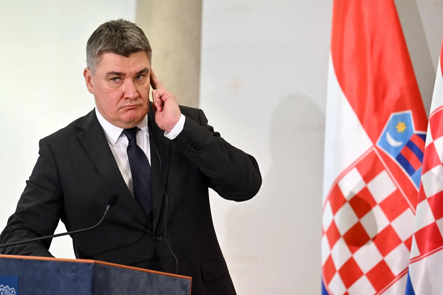 Horvaatia president Zoran Milanović.