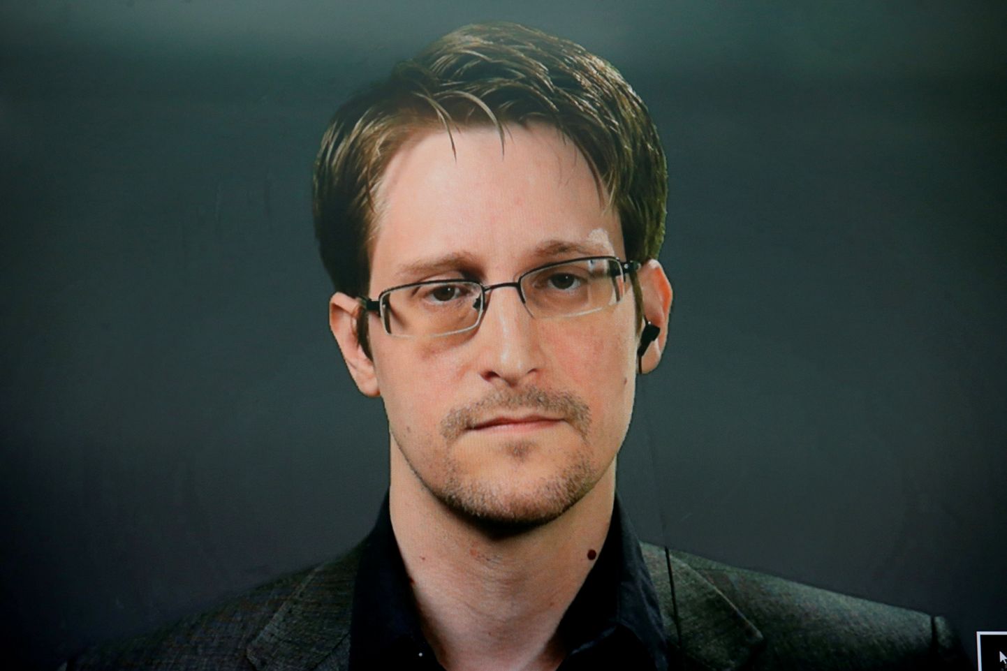 Edward Snowden osalemas septembris 2016 video vahendusel USA New Yorgi sõnavabaduse konverentsil