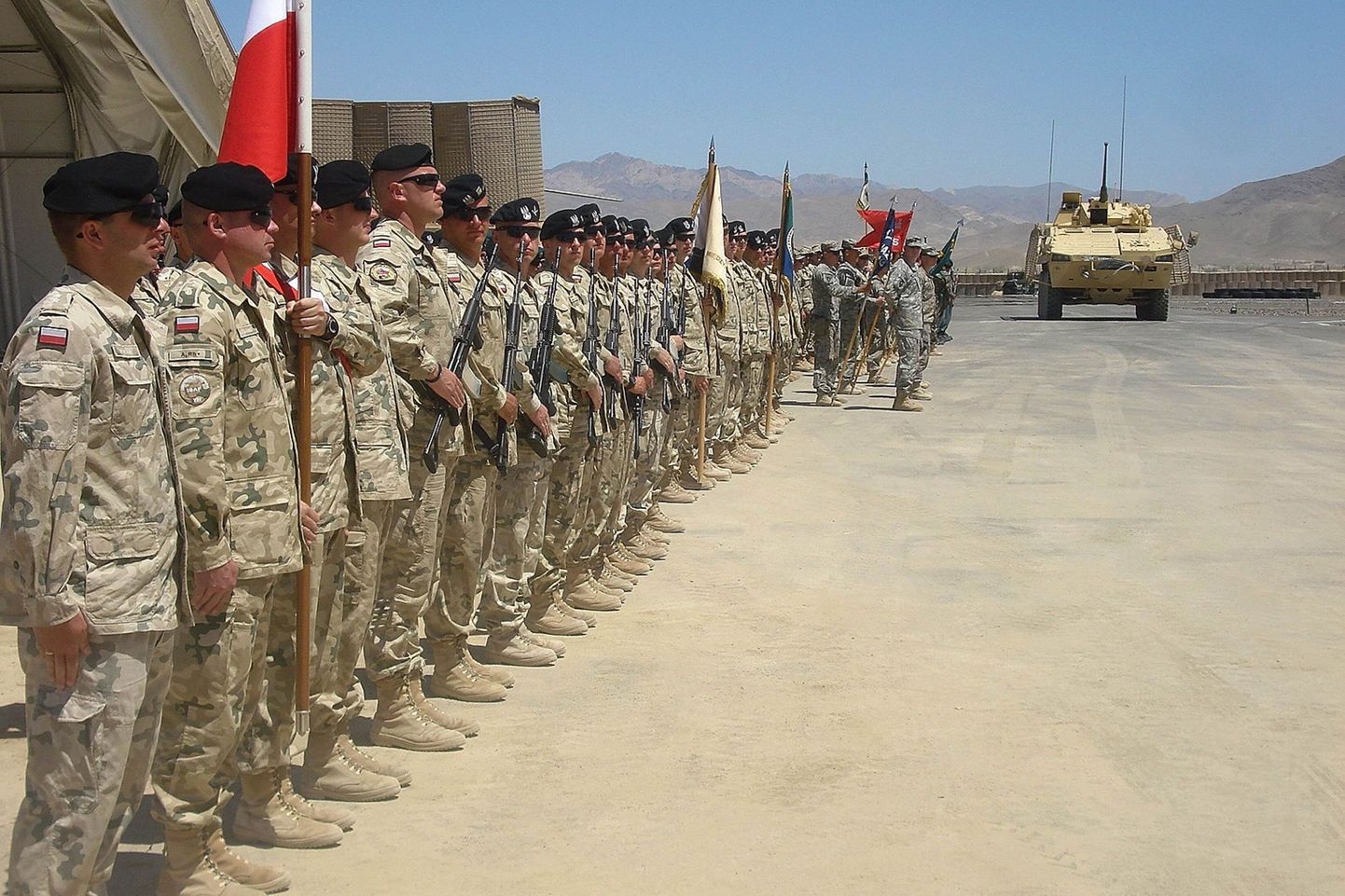 Poola sõdurid Afganistanis.
