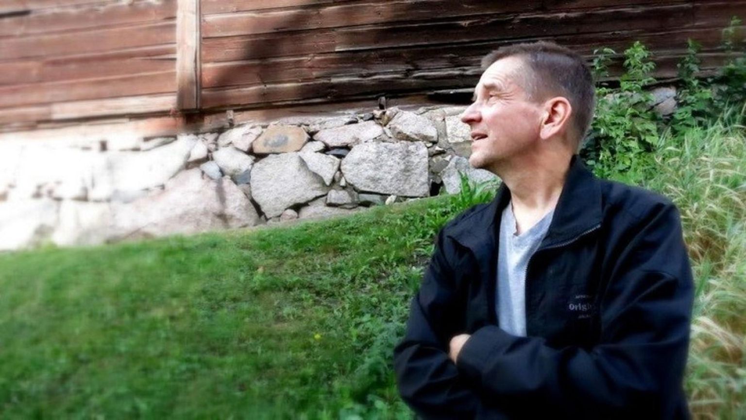 Pildil Olli Jalonen, kelle romaan «Taevakumm» pälvis Findlandia auhinna 2018. aastal.
