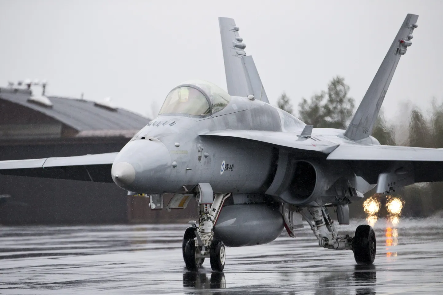 Soome õhuväe F/A-18 Hornet, mis vahetatakse lähiaastatel välja.