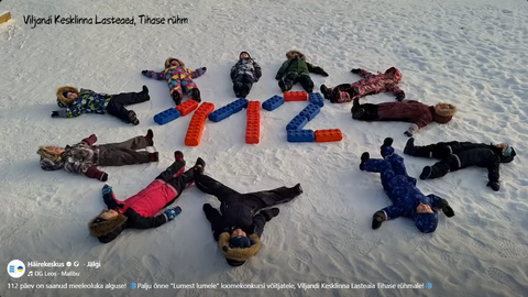 Viljandi lasteaiarühm võitis häirekeskuse võistluse