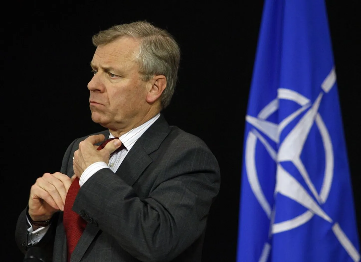 NATO peasekretär Jaap de Hoop Scheffer.