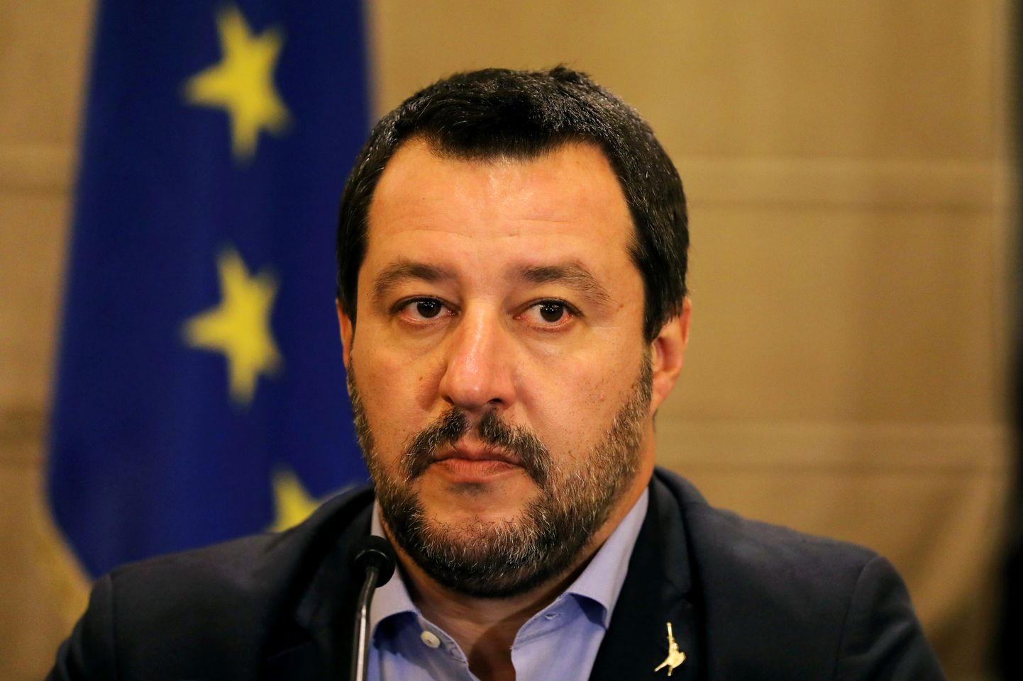 Itaalia siseminister ja paremäärmusliku liiga juht Matteo Salvini.