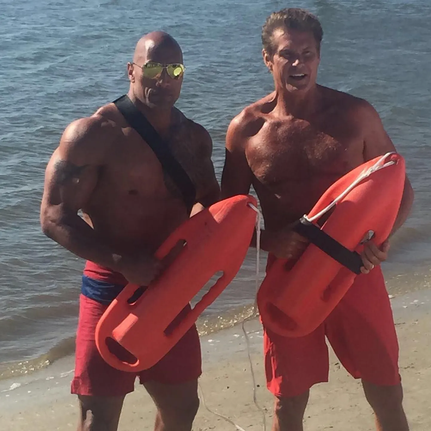 The Rock ja David Hasselhoff