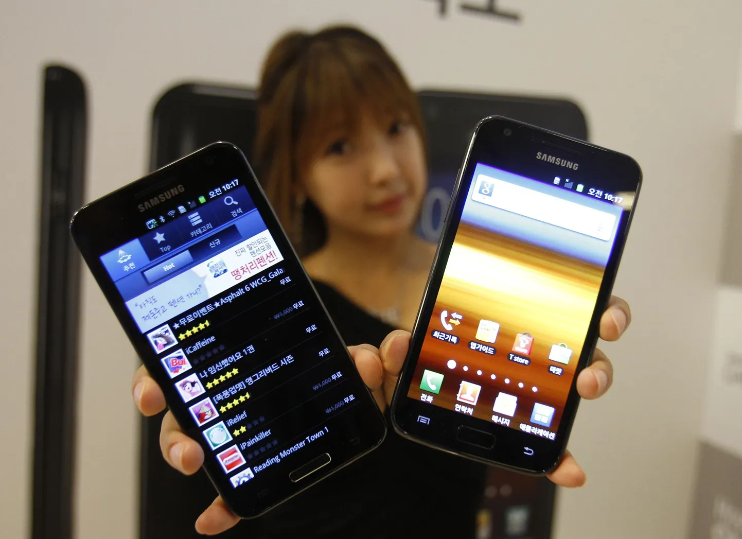 Seni on AMOLED tehnoloogiat kasutatud nutitelefonide juures.