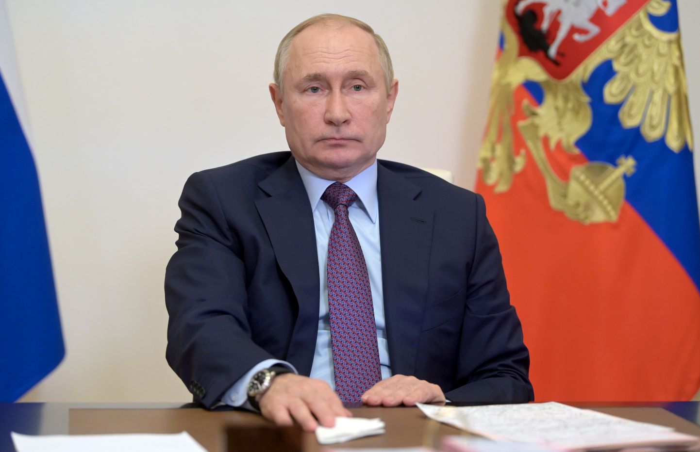 Venemaa president Vladimir Putin kolmapäeval toimunud valitsuse istungil.