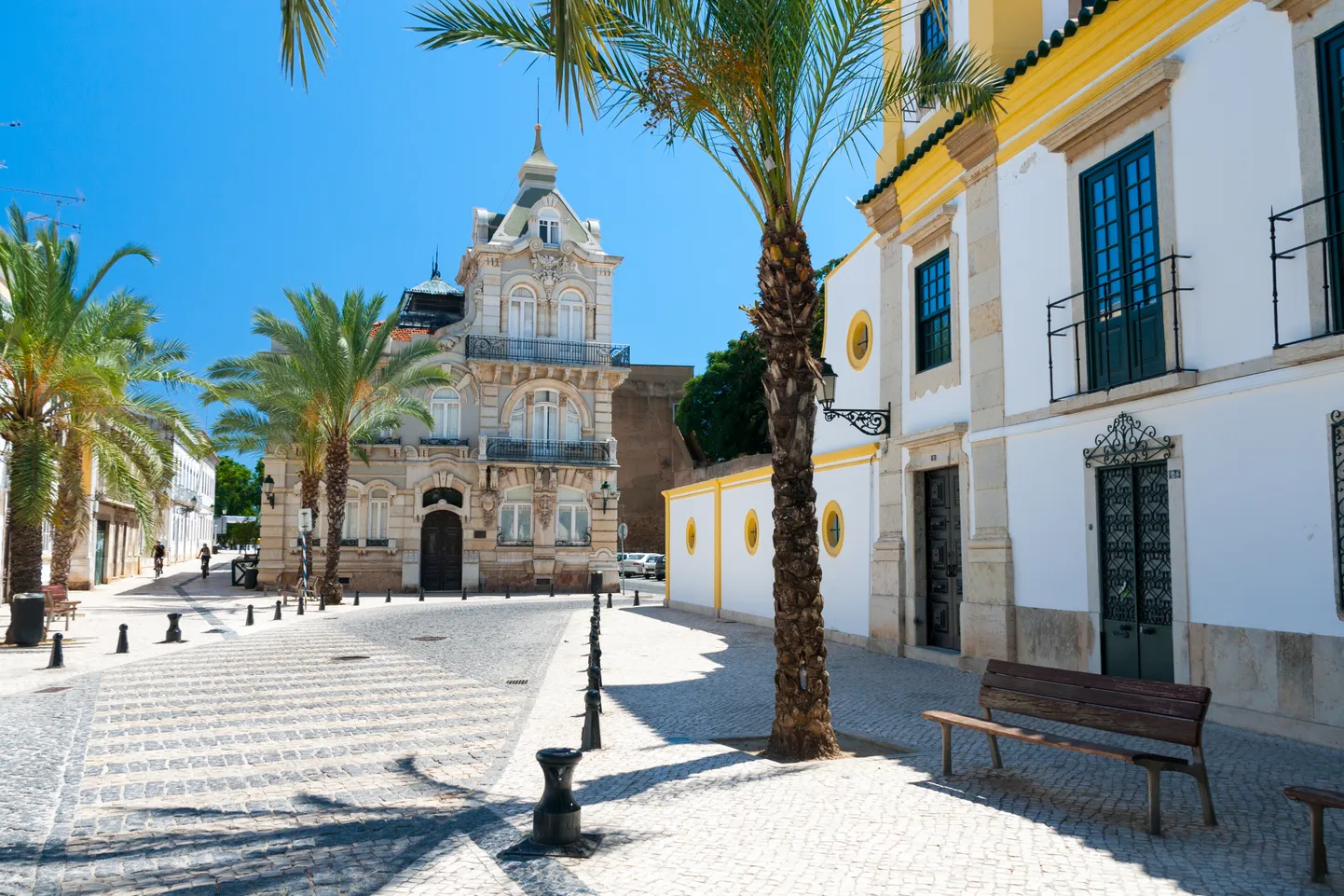 Kaunis Faro vanalinn Portugalis