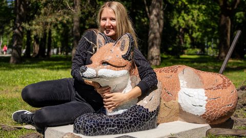 Rannapargis võttis koha sisse läikiv linnaloom