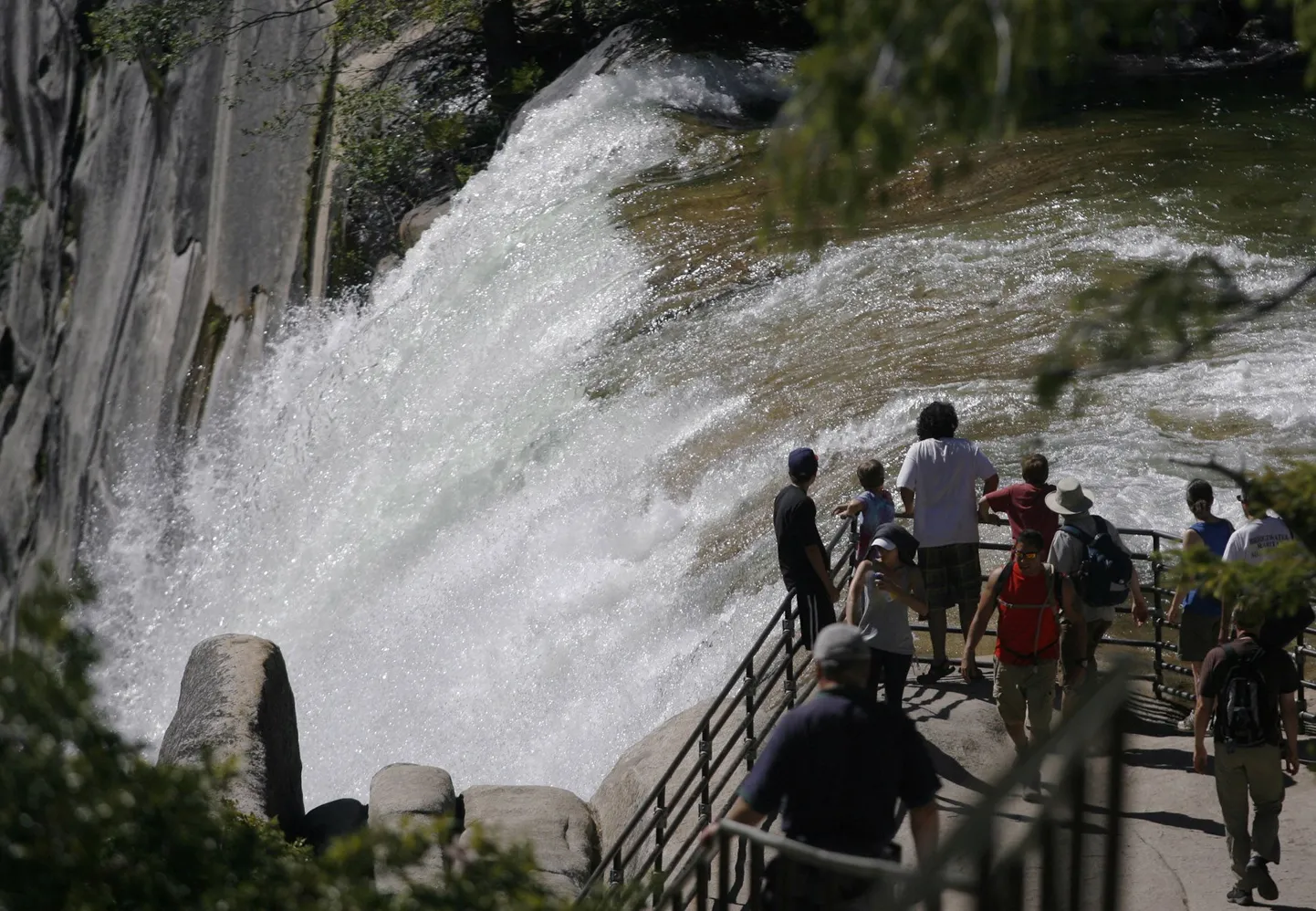 Külastajad Yosemite´i rahvuspargis.