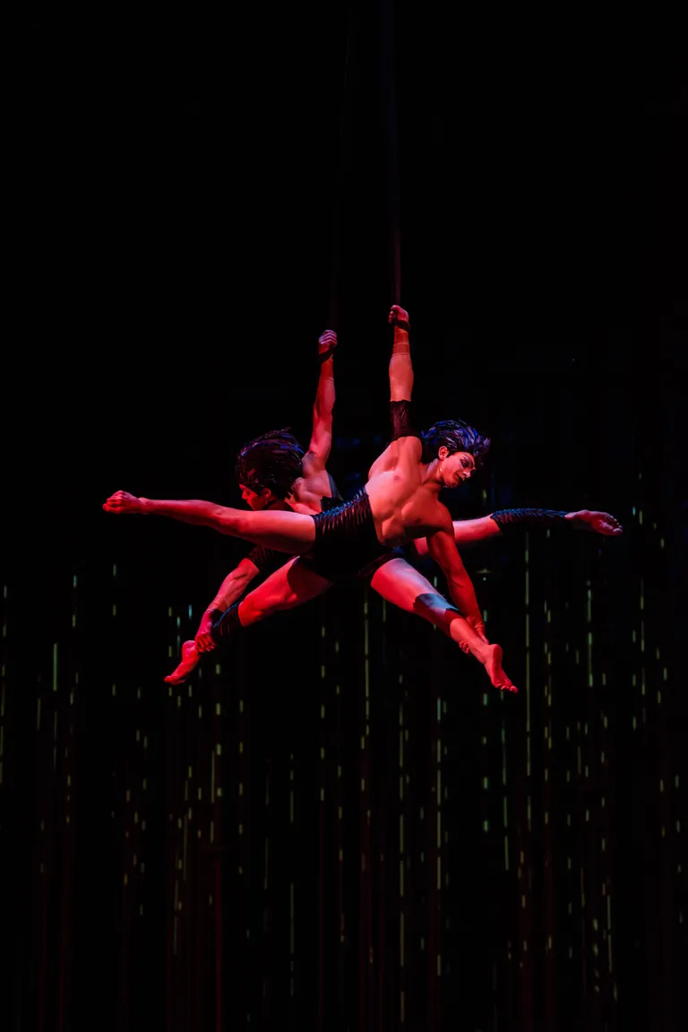 Шоу Varekai: гордые братья-орлы парят над сценой.