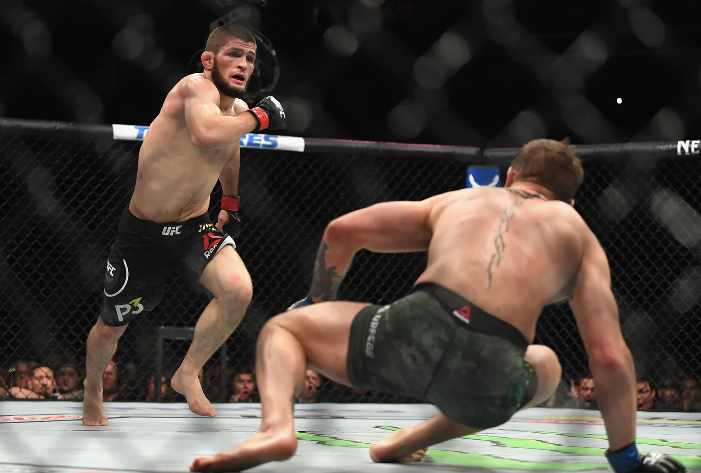 Khabib Nurmagomedov ja Conor McGregor.