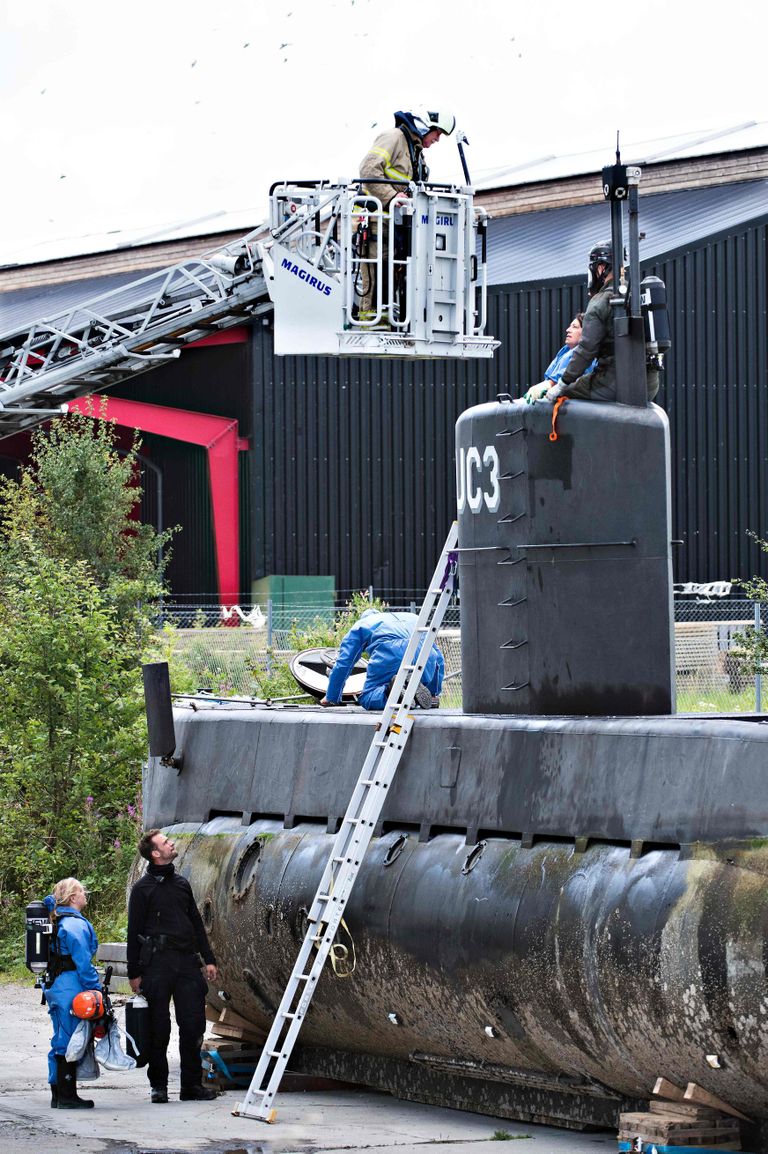 Taani politsei uuris Kopenhaageni sadamas Peter Madseni miniallveelaeva