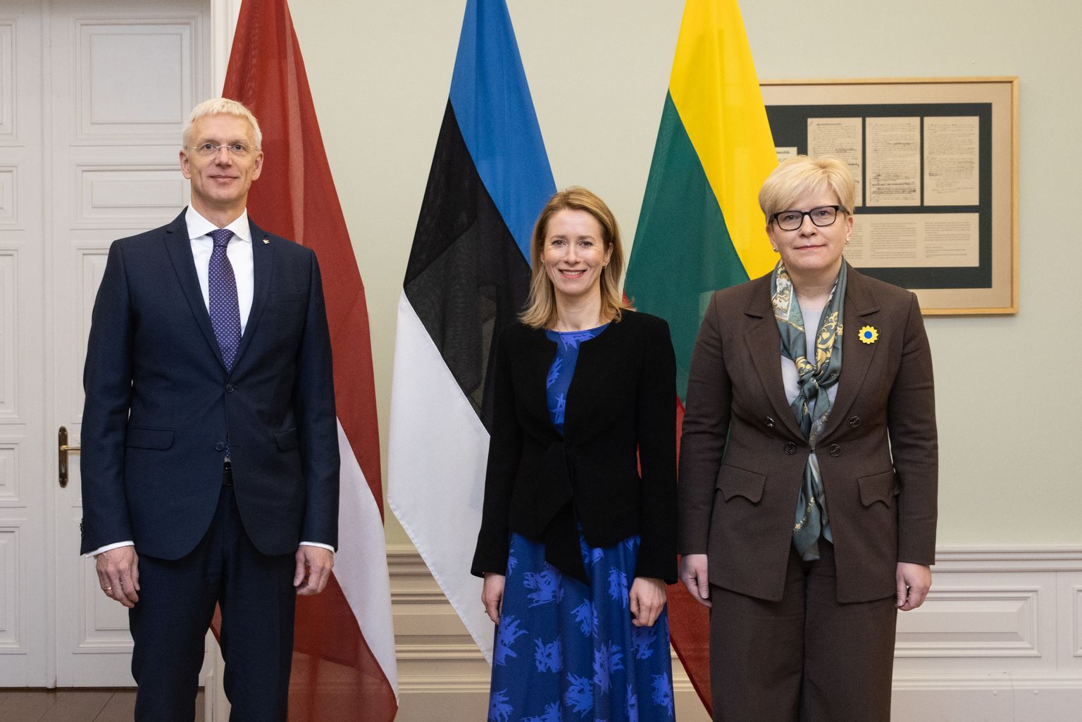 Balti peaministrite kohtumine Tallinnas.