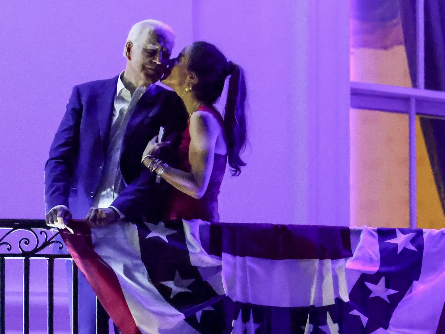 USA president Joe Biden ja tema tütar Ashley Biden Ameerika Iseseisvuspäeval 4.juulil 2021.