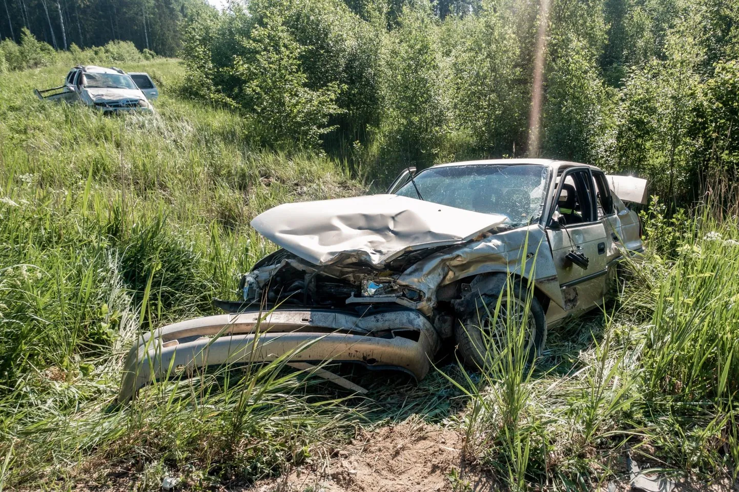 Liiklusõnnetus Pärnumaal Soomra külas.