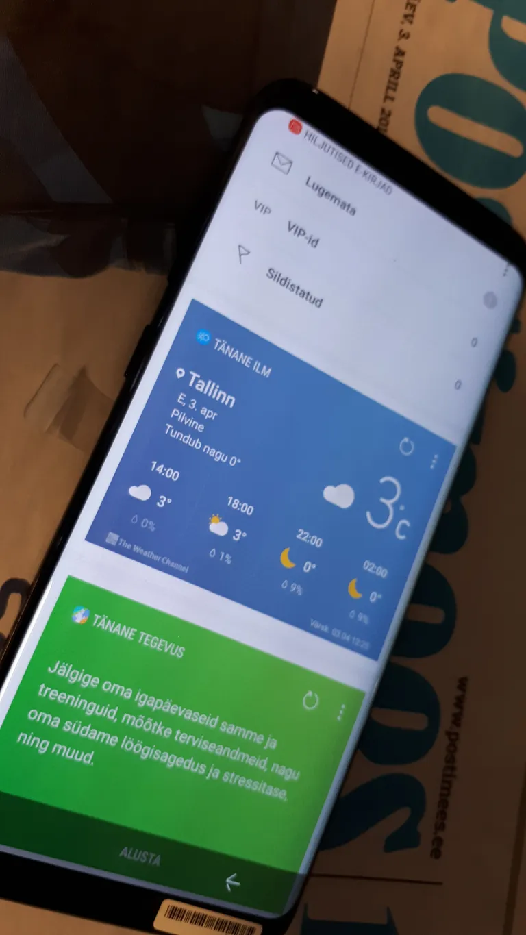 S8 Bixby klahv