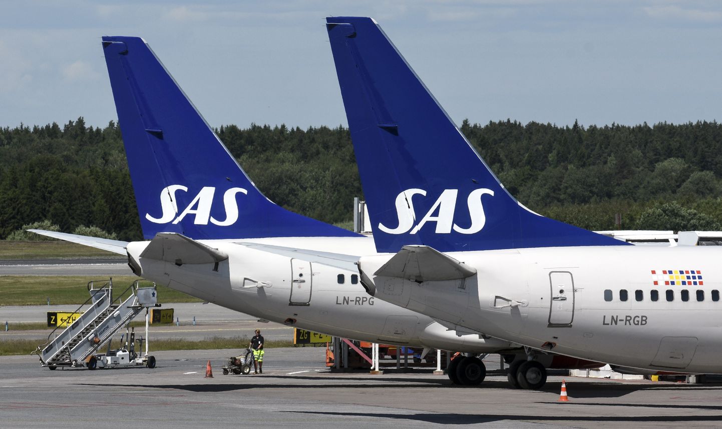 Lennukid Stockholmi Arlanda lennuväljal.