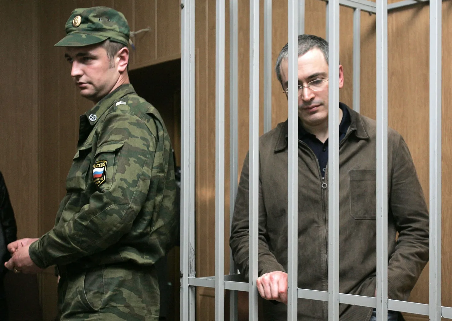 Vangis istuv ettevõtja Mihhail Hodorkovski oli kunagi Venemaa rikkaim mees.