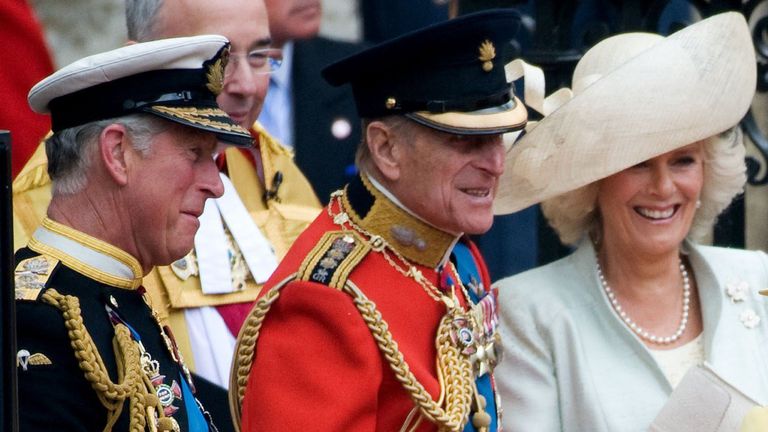 Герцог Эдинбургский в день свадьбы принца Уильяма в 2011 году