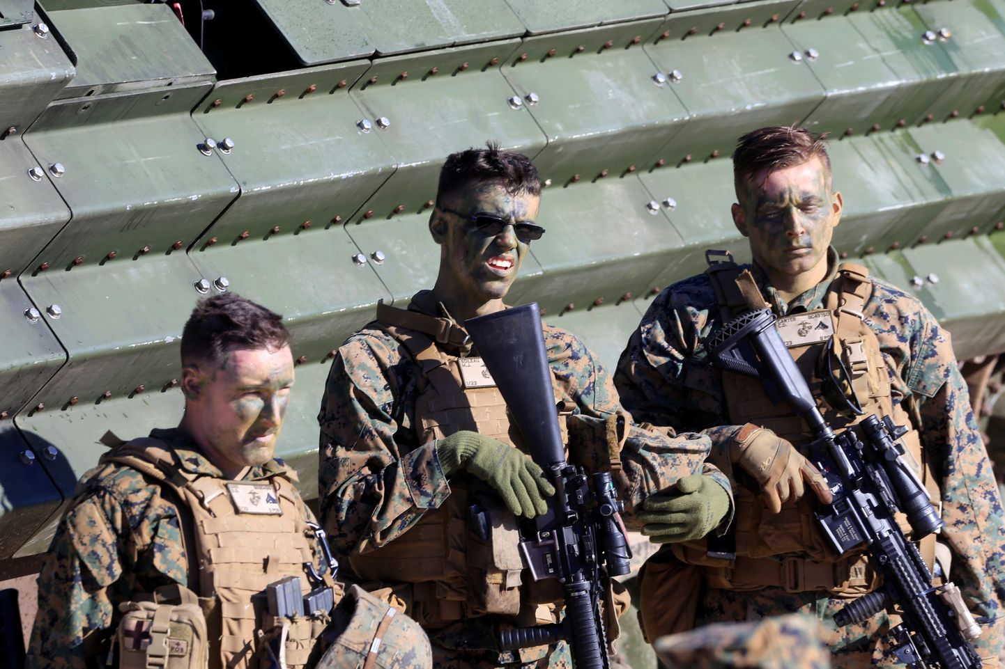 USA mereväelased Lätis õppusel.