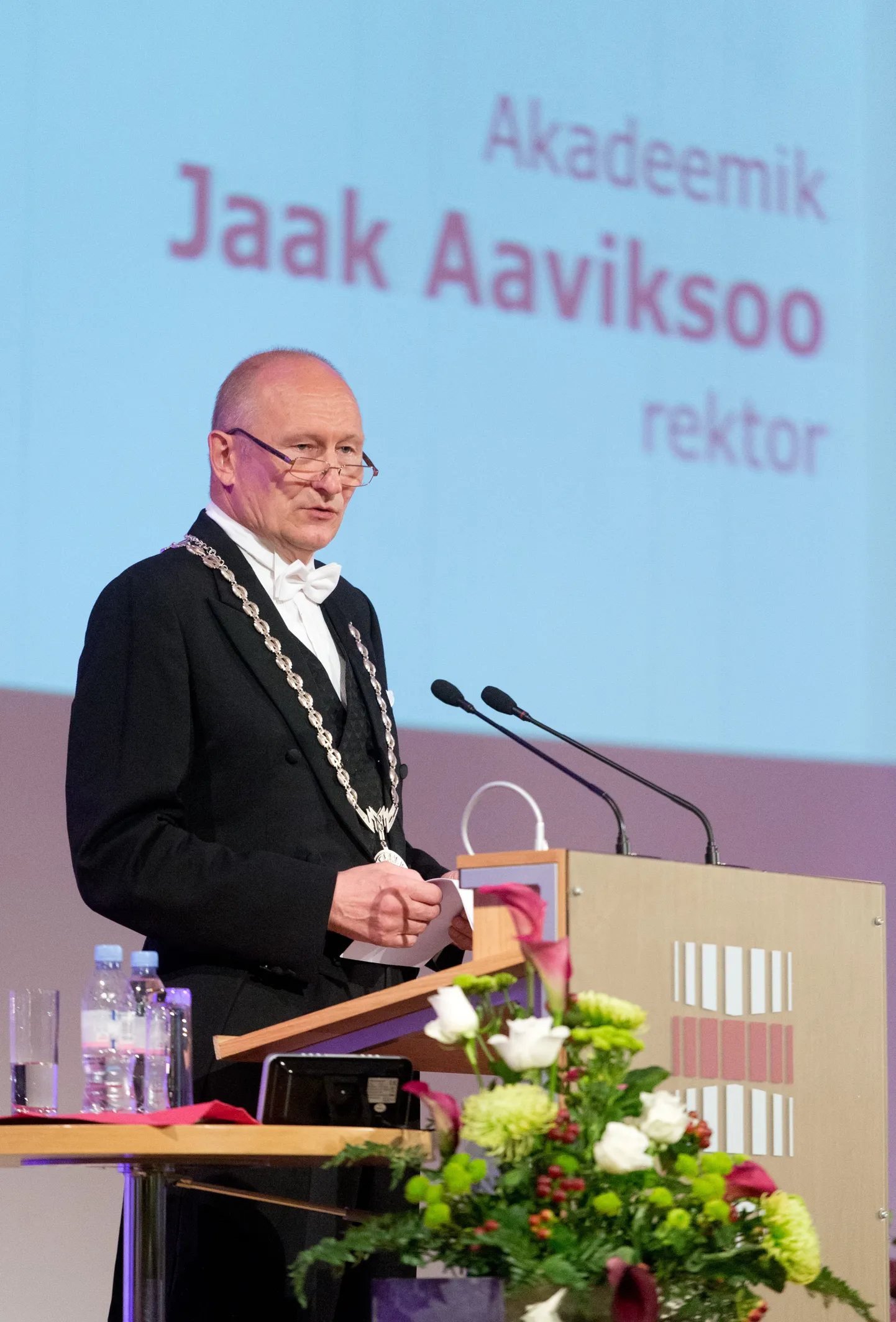 TTÜ rektor Jaak Aaviksoo inauguratsioonitseremoonia.