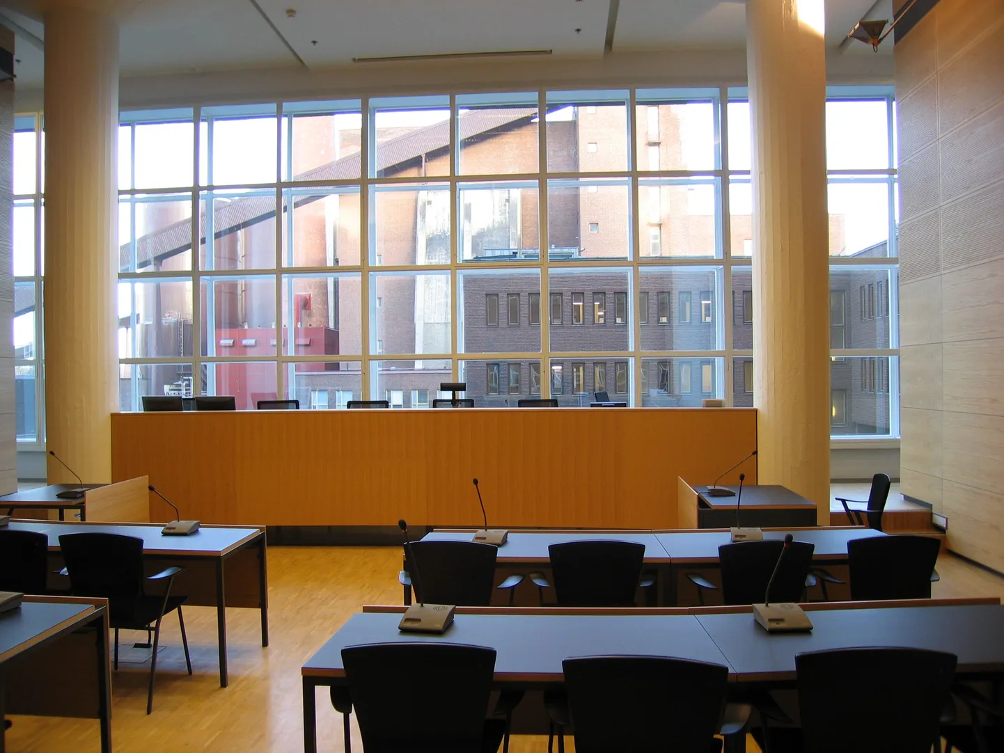Istungitesaal Helsingi ringkonnakohtus