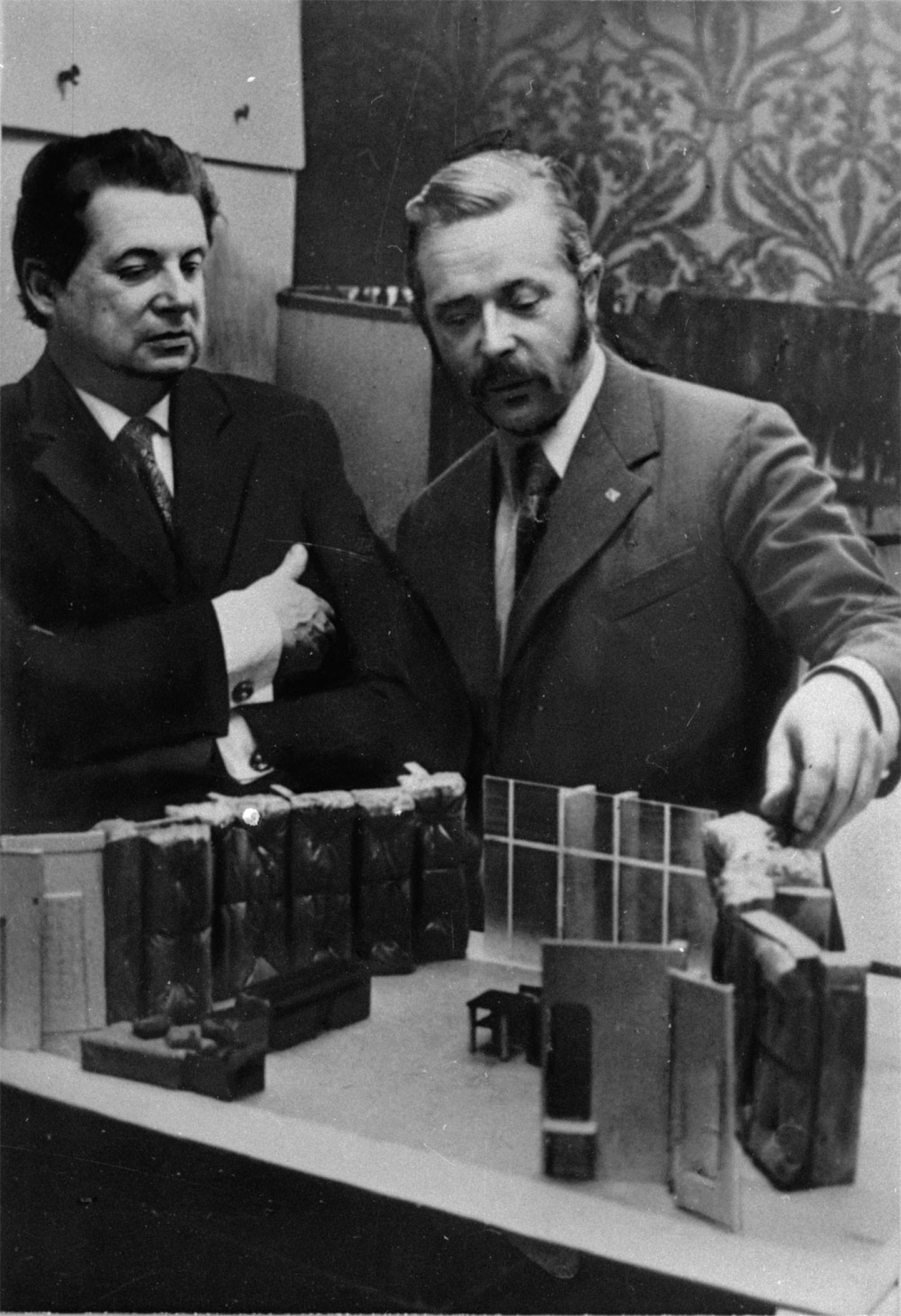 Alfrēds Jaunušans un Gunārs Zemgals 1972. gads