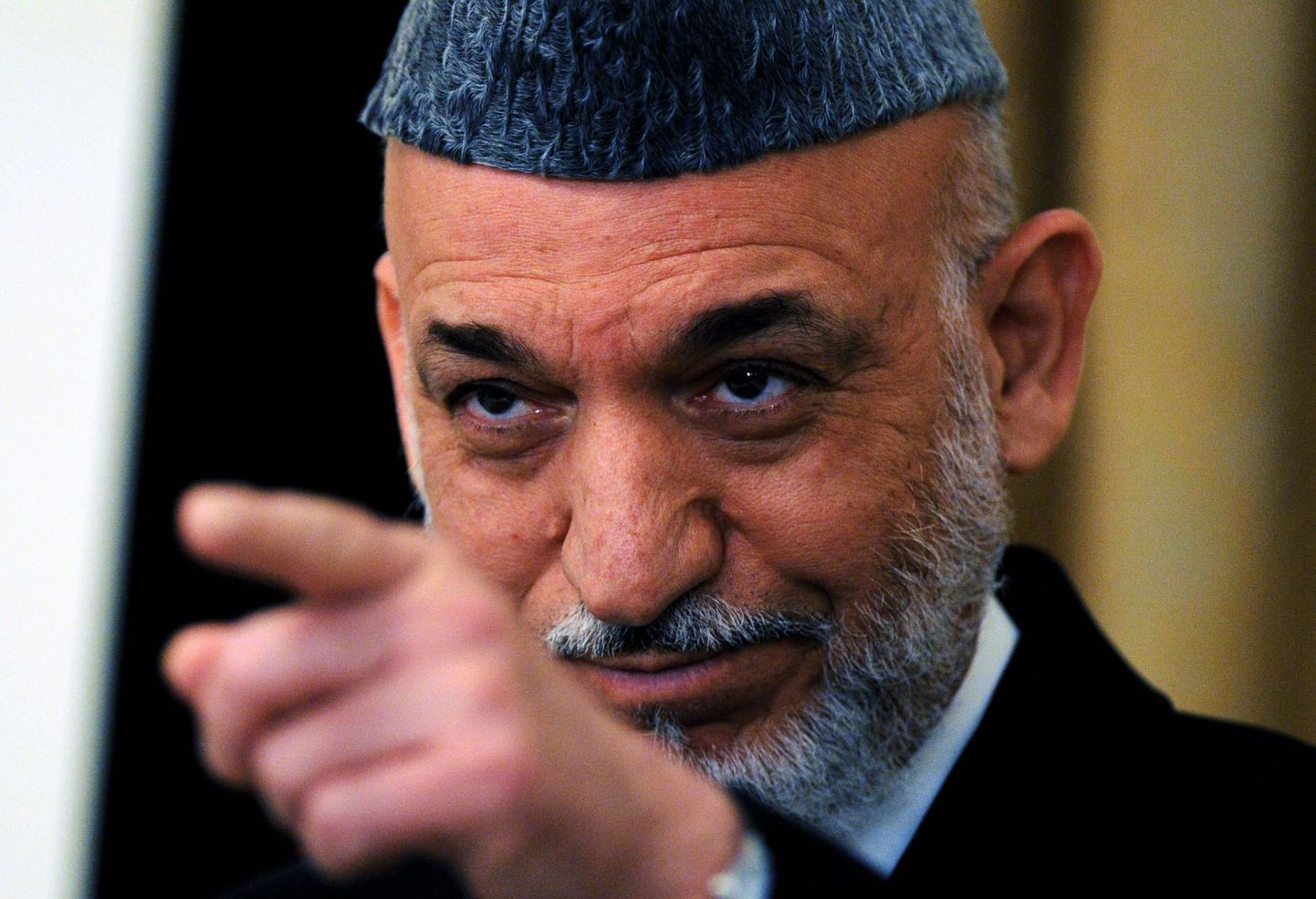 Afghanistani president Hamid Karzai.