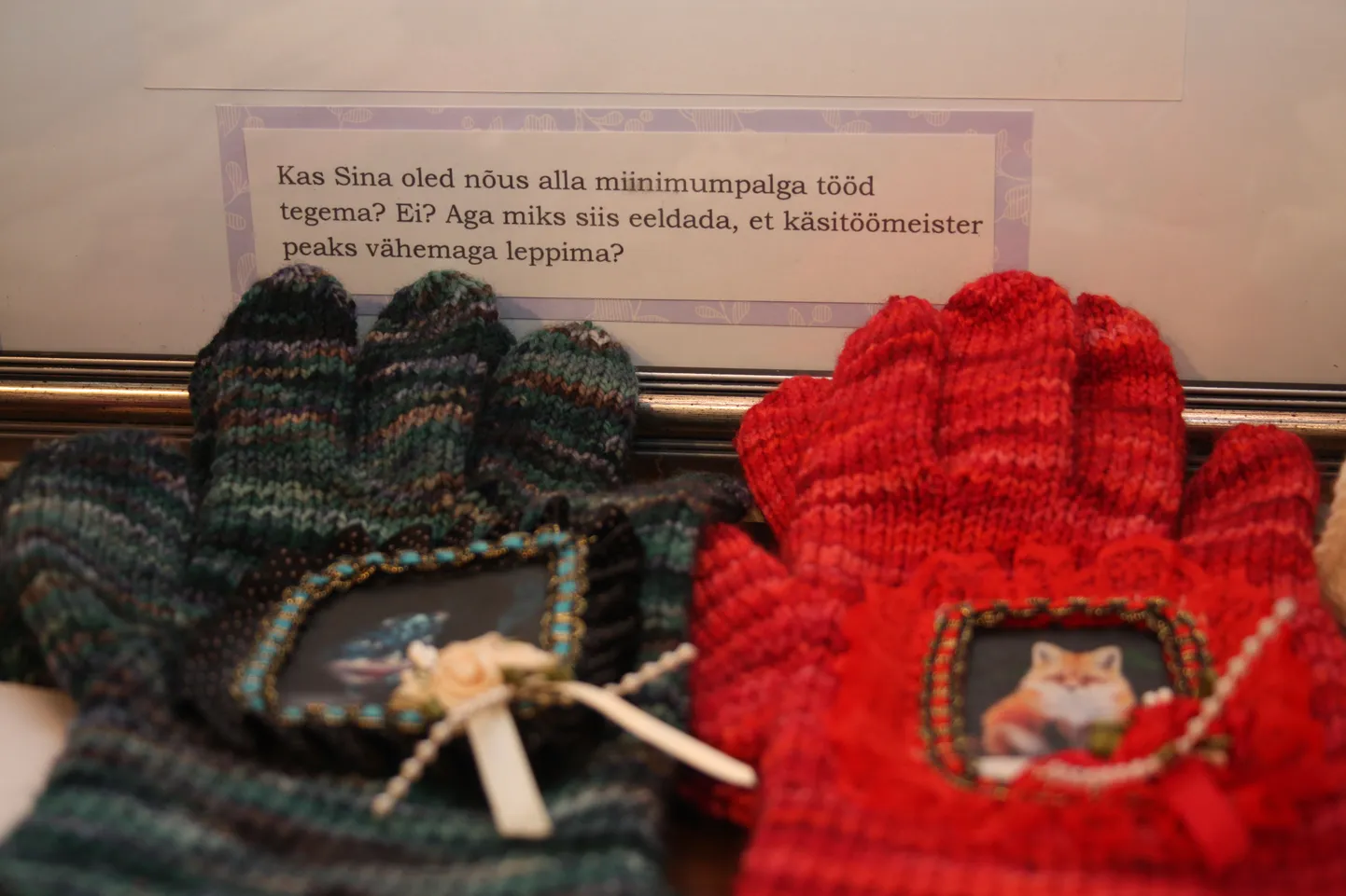 Kauni kindapaari tegemiseks kulub terve päev.