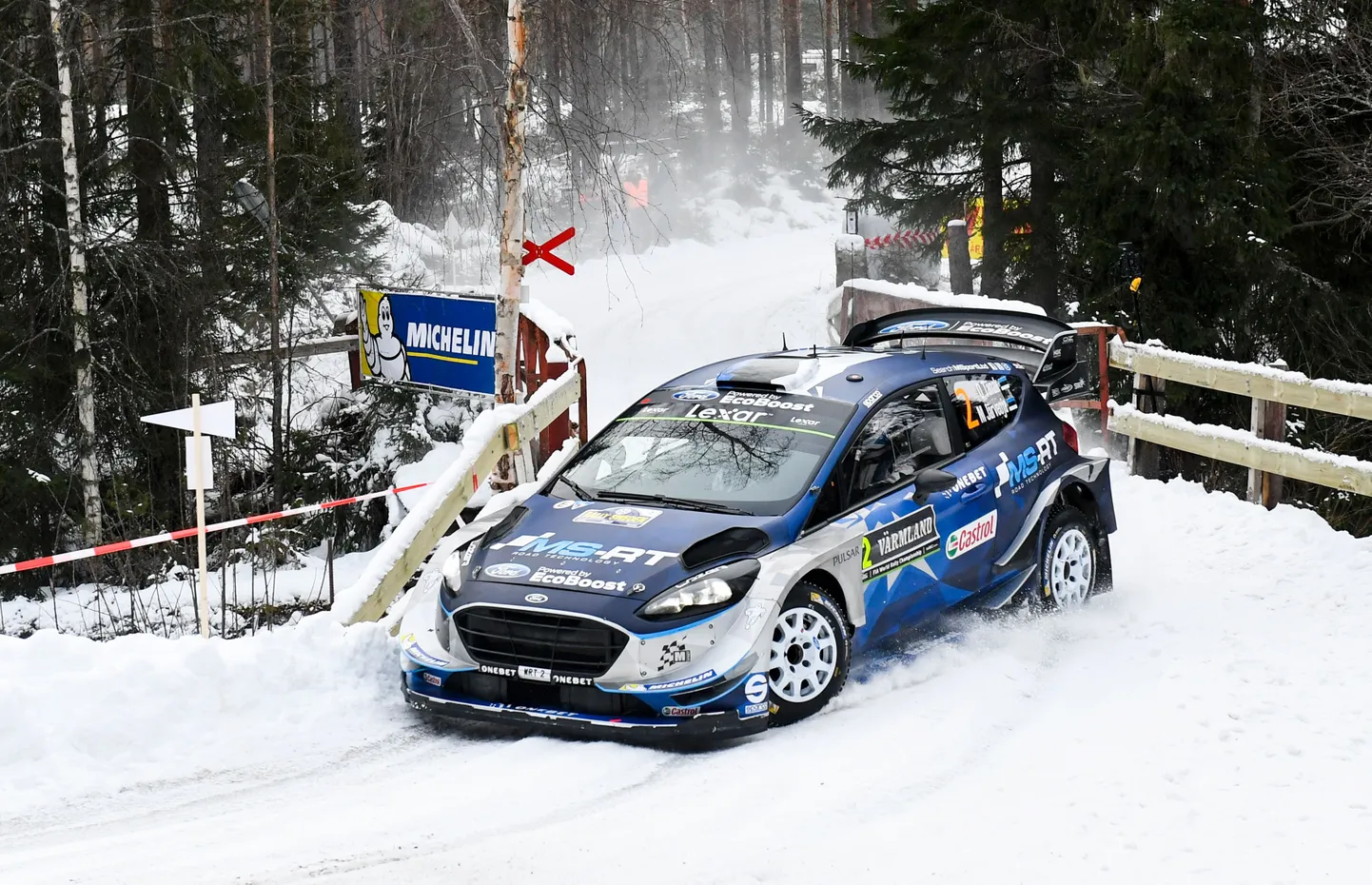 Ott Tänak Rootsi rallil.