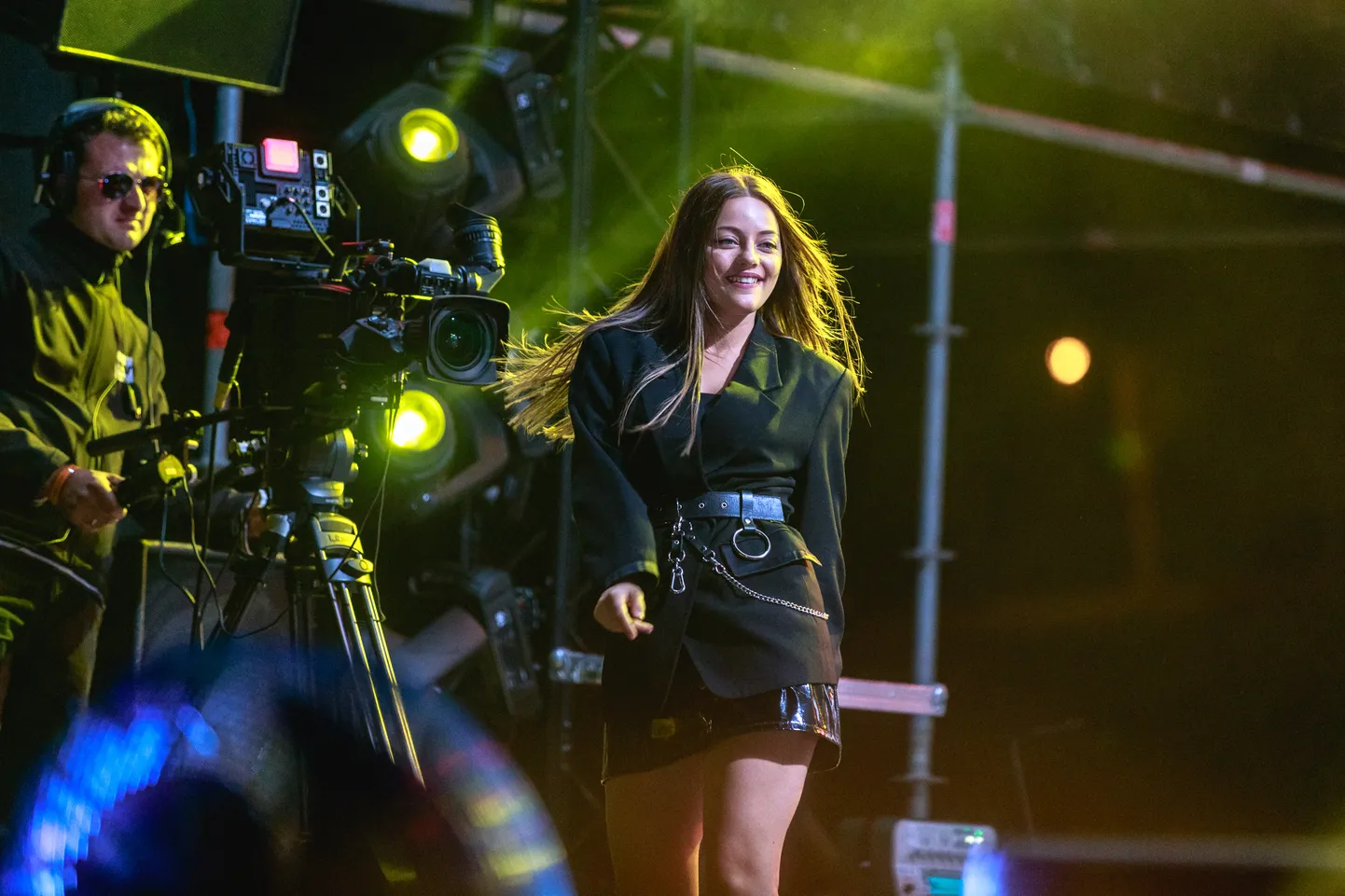 Katja Kischuk Tallinna lauluväljakul, 22. august 2018.