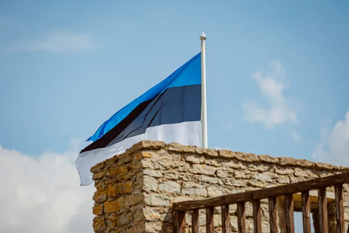 Флаг Эстонии.