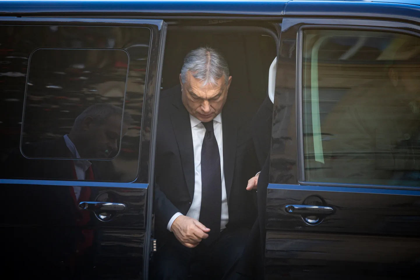 Ungari peaminister Viktor Orbán saabub Euroopa Komisjoni endise presidendi Jacques Delorsi matustele. Pariis, 5. jaanuaril 2024. a.