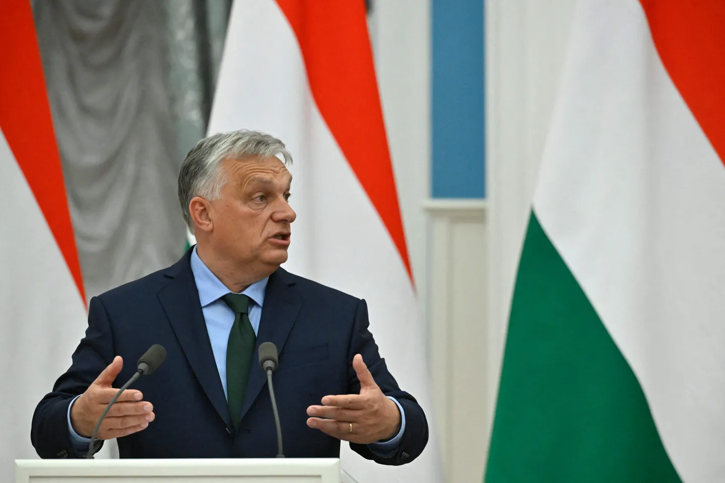 Ungari peaminister Viktor Orbán 5. juulil Moskvas.