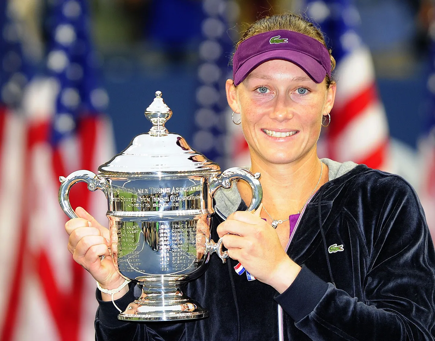 Samantha Stosur US Openi võidukarikaga