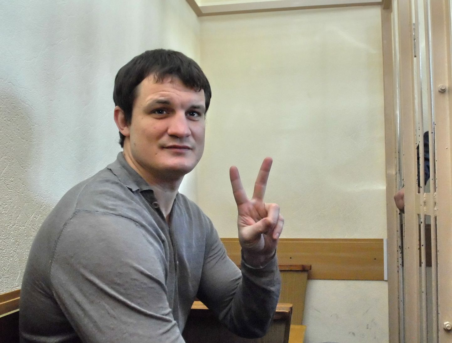 Venemaa poksija Roman Romantšuk 2009. aastal kohtupingis.