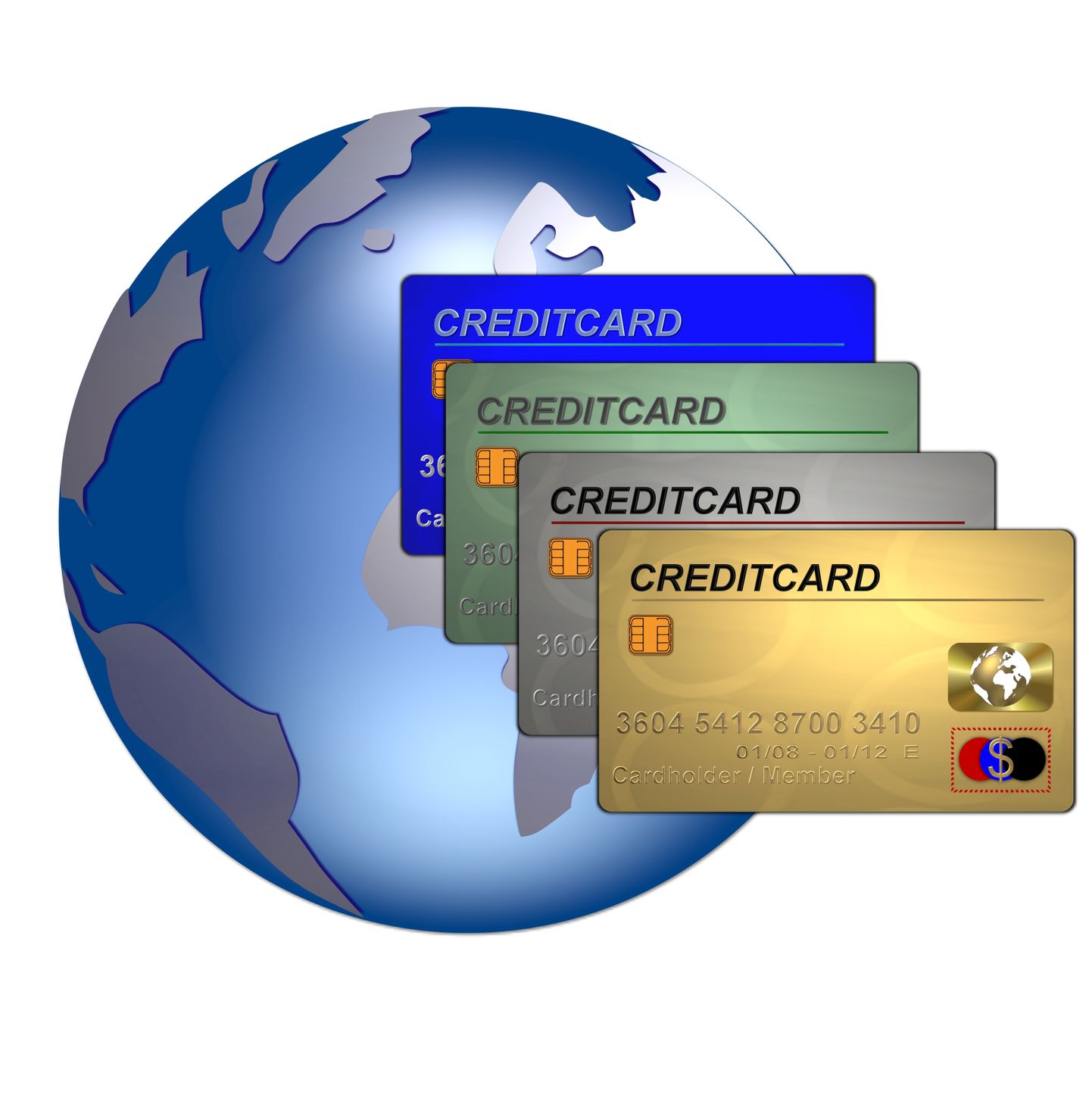 Krediitkaarte tuleb hoida kontrolli all.