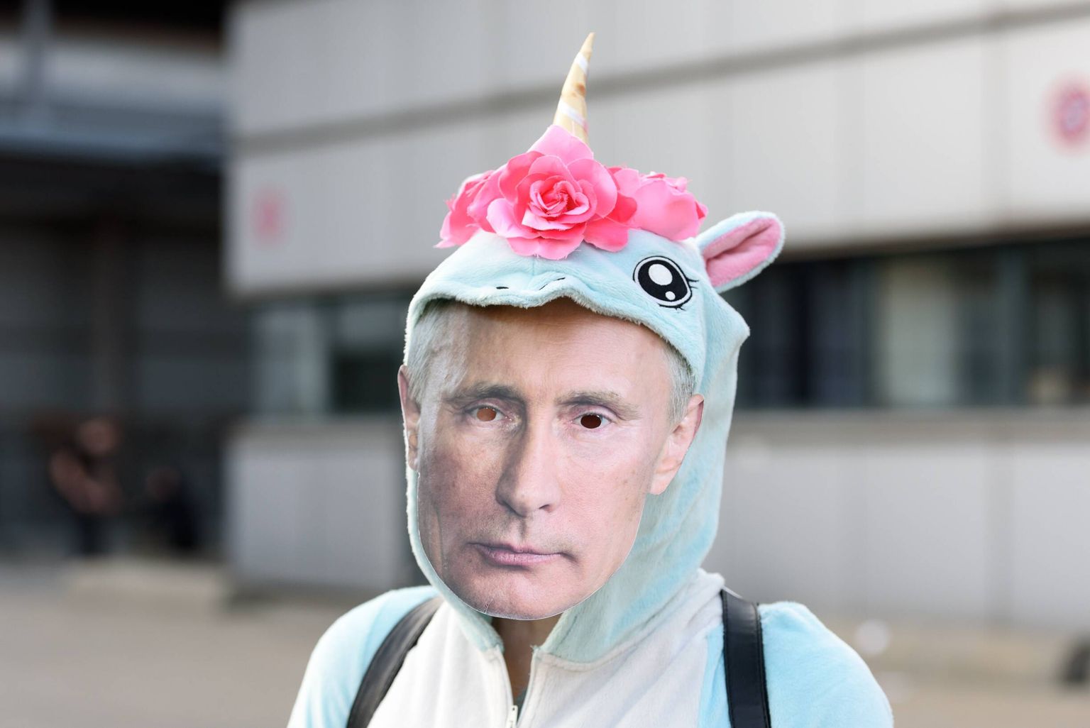 Kuna Venemaal ühtki ükssarvikut ei ole, kujutatakse ükssarvikuna ka Vladimir Putinit ennast.