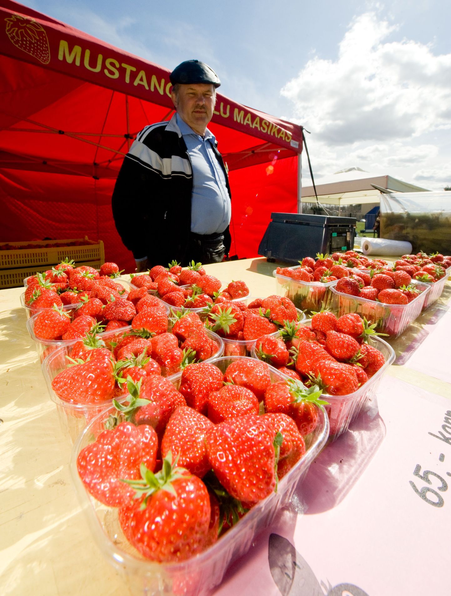 Mustangi talu maasikamüüja Aarne Musting.