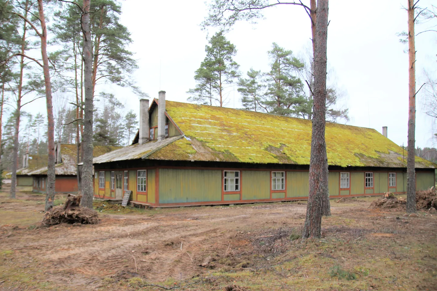 Värska Põhjalaagri barakid.