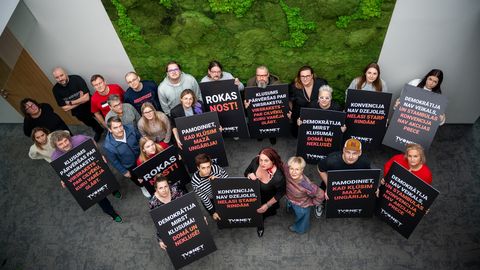 Kolektiv TVNET GRUPAS proti denonsaciji Istanbulske konvencije v Latviji