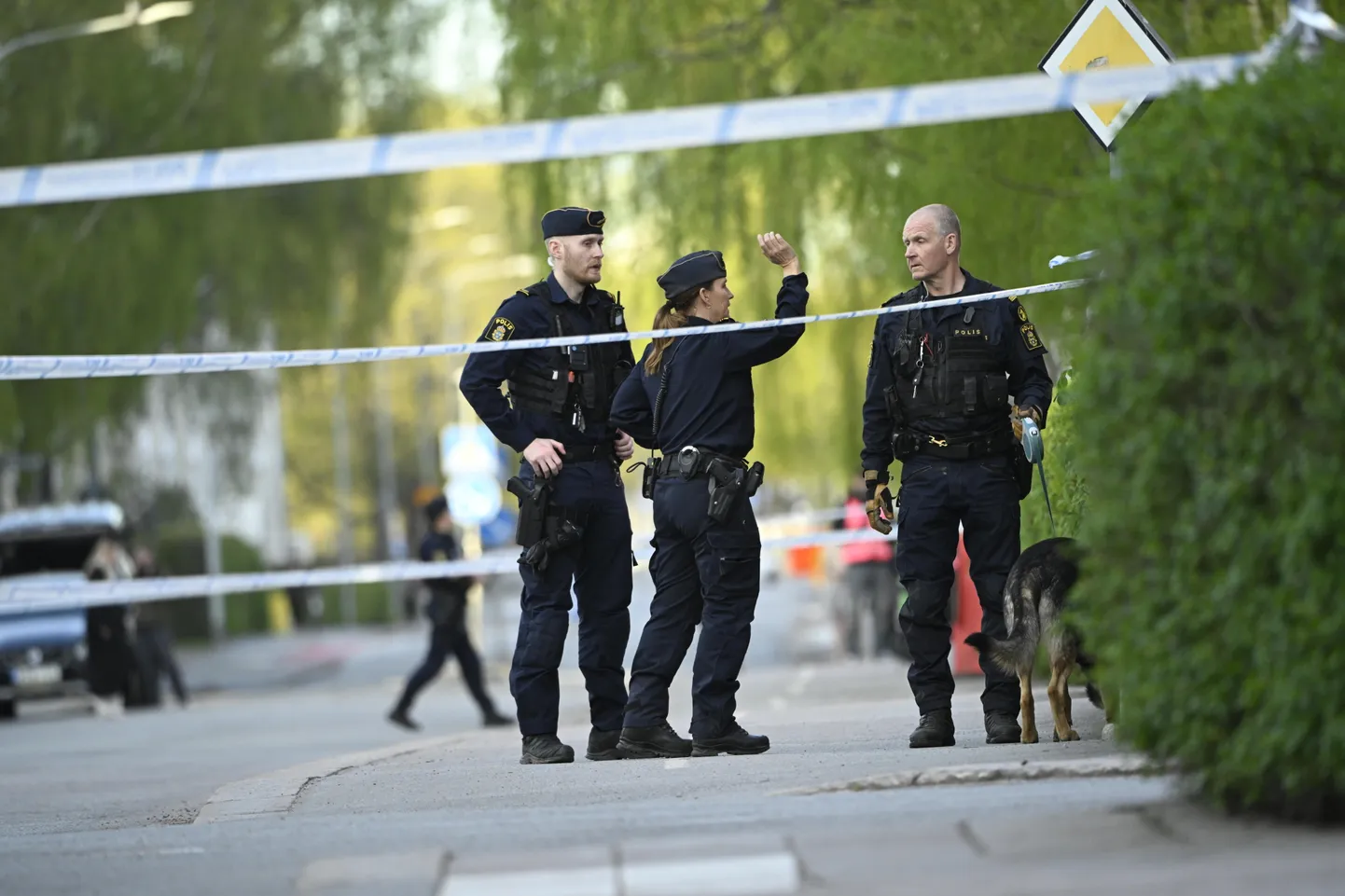 Politseioperatsioon Uppsala Vaksala väljakul 29. aprillil 2025. a.