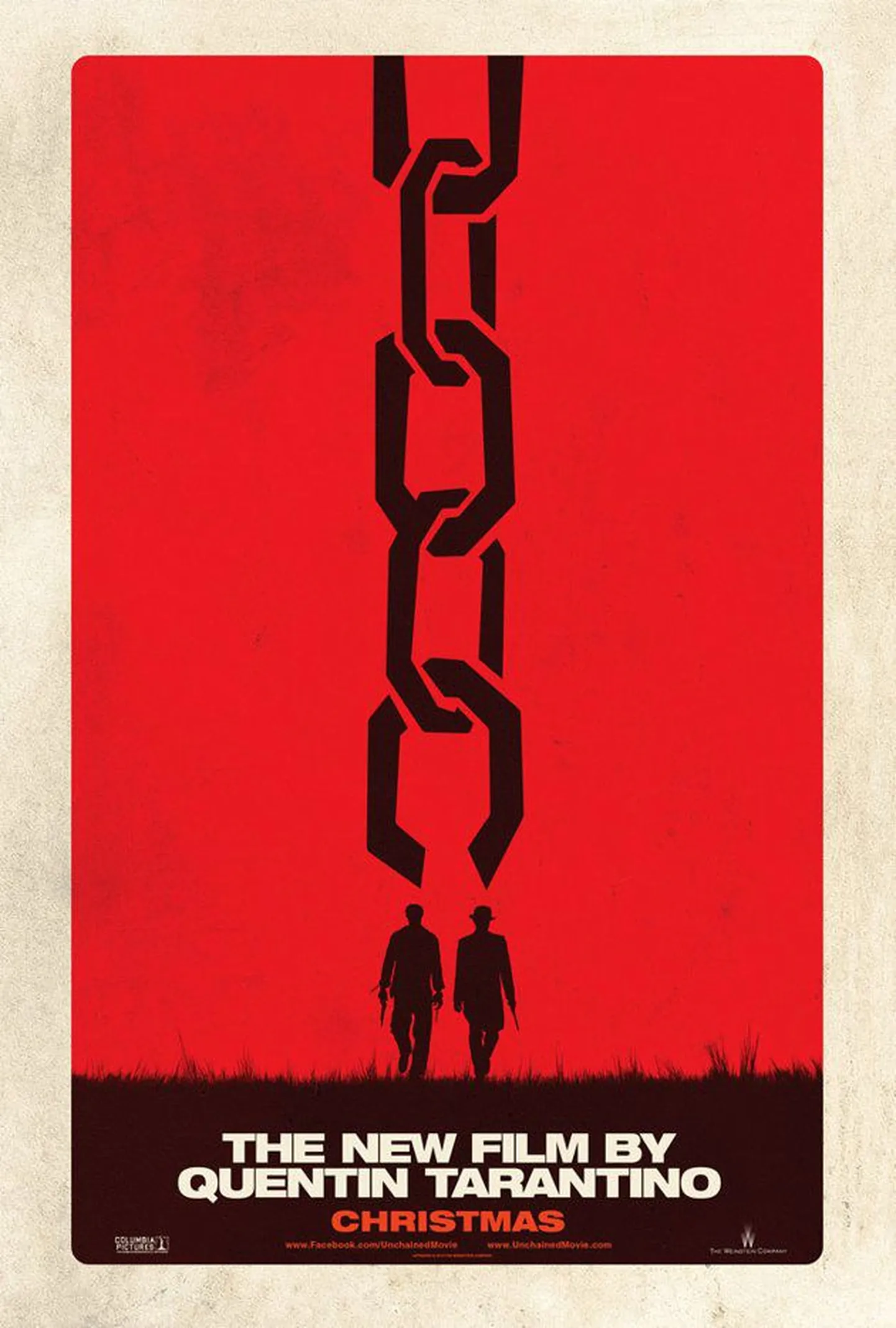 Постер к новому фильму Квентина Тарантино "Освобожденный Джанго".