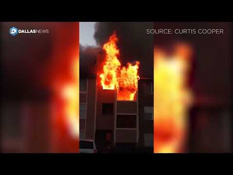 USAs Texases Dallases päästis mees põlenud maja kolmanda korruse aknast alla visatud lapse elu