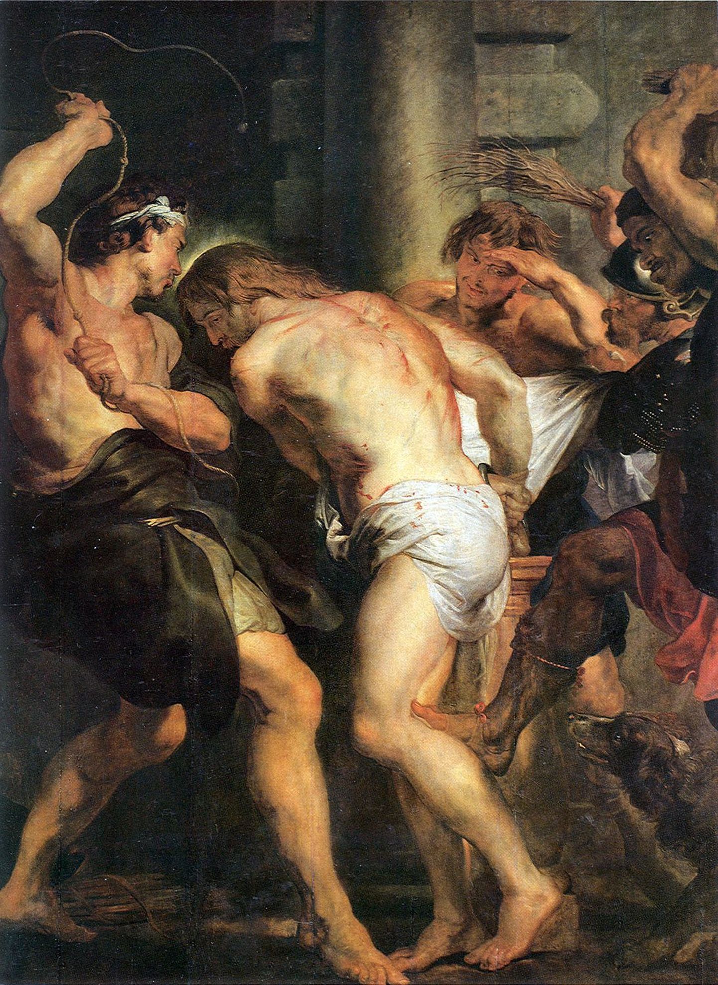 Seda Rubensi maali "Kristuse piitsutamine" varastel kaasa võtta ei õnnestunud.
