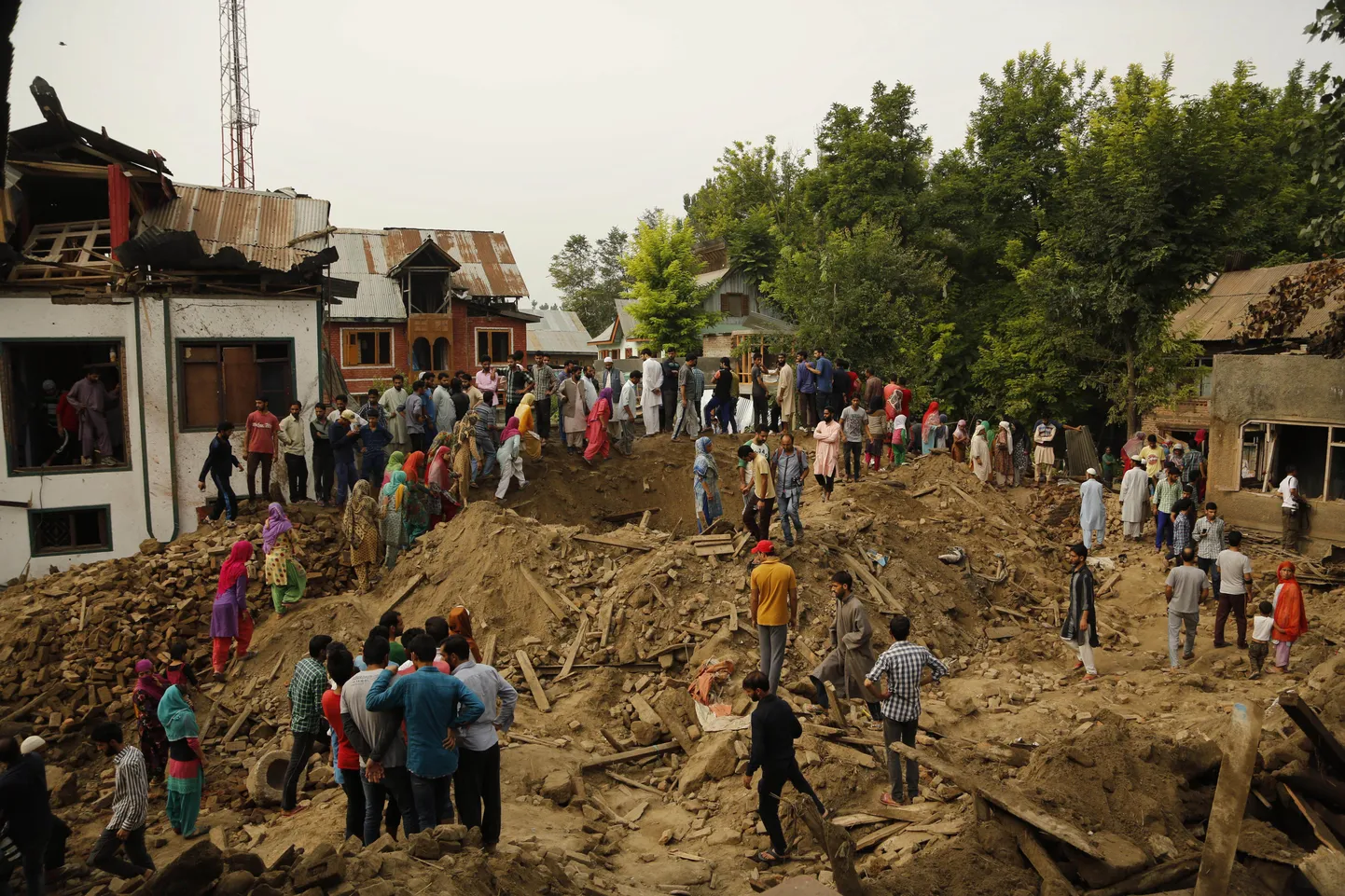 Külaelanikud Kashmiris.