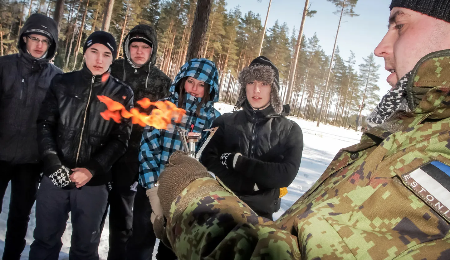 Riigikaitse õpe Potsepal.