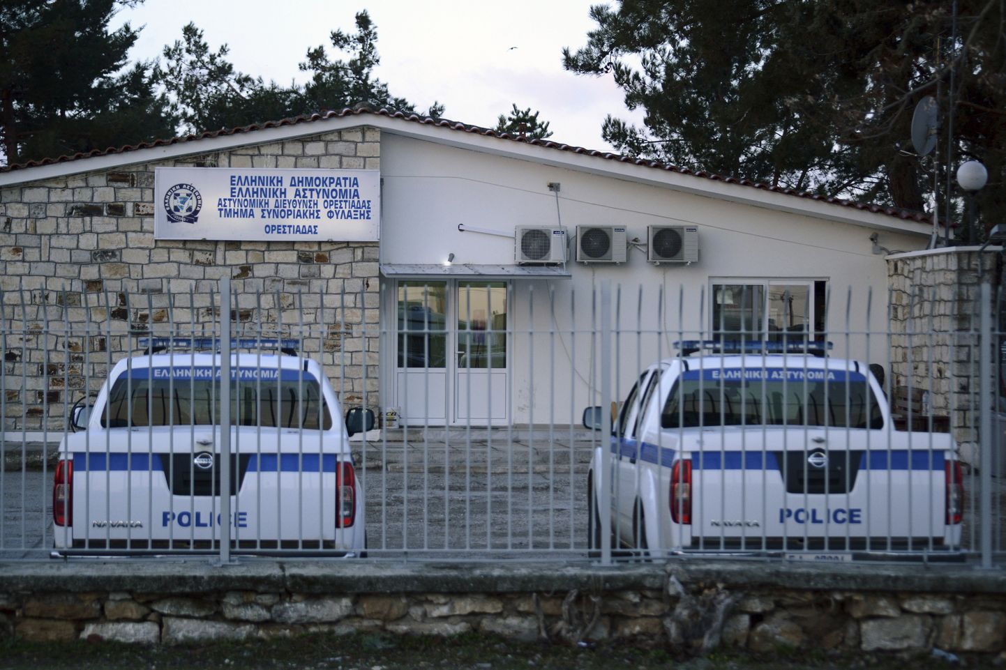 Politseijaoskond Kreeka ja Türgi piiri lähedal Neo Chimonios.