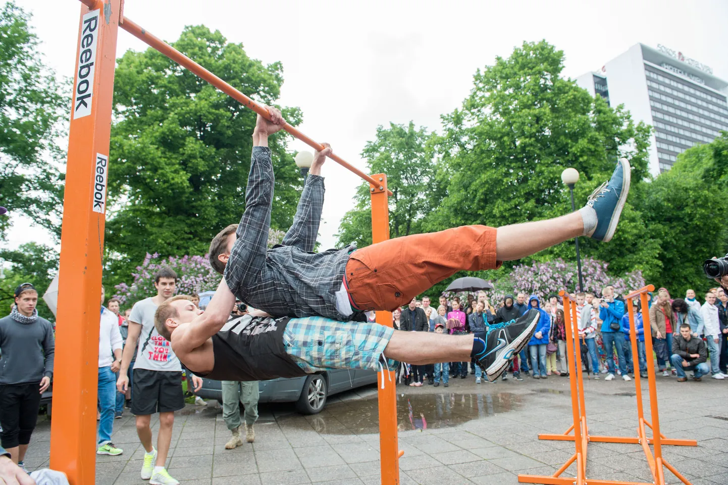 Соревнования в Таллинне по Street Workout.